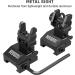 Feyachi Front and Rear Backup Iron Sights - Best Flip Up Iron Sights Set in Black - Buy Online on SooperMarket.com