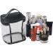 Premium Clear Make-Up Bag - Transparent Cosmetic Bag for Travel & Daily Use - Waterproof Beach Bag for Sunscreen & Skin Care - Haoguagua-TMB23 - Buy Online on SooperMarket.com