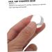 Ipetboom Silicone Nail Stamper Replacement 6pcs Nail Art Silicone Stamp Single Silica Gel Seal Silicone Stamper Replacement 2.30X2.30X1.20CM Transparent Color - Buy Online on SooperMarket.com