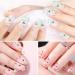 Saviland Dried Flower Gel Nail Polish Kit - 6 Colors Soak Off U V LED Varnish for Manicure Nail Art (Pink Blue Yellow) - Buy Online on SooperMarket.com