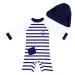upandfast Baby Boys/Girls Zipper Swimwear with Snap Bottom UPF 50+ Sun Protection Toddler One Piece Swimsuit Anchor 2-3 Years