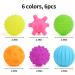 DERAYEE 6 Piece Sensory Toy Set - Colorful Squeeze Balls for Infants | Ideal Sensory Balls for Babies Ages 3-12 Months - International Shipping Available - Buy Online on SooperMarket.com