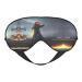 SSIMOO Giant Nuclear Ship Soft Sleep Eye Mask Female Breathable Eye Patch Perfect for Travel and Relaxation Black