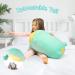 Mewaii Soft Frog Plush Pillow 16'' - Fluffy Stuffed Animal Toy for Adults and Kids (Green) | 40cm Squishy Pillow - Buy Online on SooperMarket.com