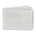 GLOGLOW Mesh Canvas, 150X100cm Mesh Fabric Blank Rug Hooking Mesh Canvas DIY Rug Canvas for Latch Hook Rug Tapestry Canvas DIY Mesh Cloth 150*100cm