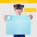 Silicone Art Mat with Cup - Painting, Resin Casting, and Crafts - Artist Mat with Pen Holders for Kids - Clay, DIY Creations, Play Doh - Blue - Buy Online on SooperMarket.com