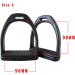 LYXMY Horse Stirrups 1 Pair Lightweight Wide Track Horse Riding Stirrup with Non-slip Rubber Pad Equestrian Supplies for CHIldren or Adults - Buy Online on SooperMarket.com