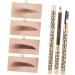 Healeved 4 Pcs Double Head Eyebrow Pencil Black Eyeliner Pen Eyebrown Beauty Eyebrow Pencil Puff Wooden - Buy Online on SooperMarket.com