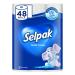 Selpak 100% pure cellulose kitchen roll 3-layer 3840 sheet moisture-resistant paper towels household cloth kitchen paper dermatologically tested towel rolls 48 rolls (4x12 rolls) 48 rolls (4x12)