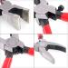 Swpeet Heavy Duty Breaker Grozer Pliers and Glass Running Pliers Kit - Perfect for Stained Glass | Flat & Curve Jaws with Rubber Tips - Buy Online on SooperMarket.com