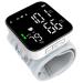 Ruord Blood Pressure Machine Large LED Backlit Display Adjustable Wrist Cuff Automatic Dual 99 Reading Memory Automatic Digital BP Monitor with Irregular Heartbeat Indicator for Home Use Black