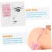 Healeved 3pcs Eyebrow Measurement Tool Eye Brow Corrector Cosmetic Measuring Tools Pink Household - Buy Online on SooperMarket.com