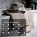 LUXOME Plush Performance Oversized Bath Sheet Set | 36 x 70 | Highly Absorbent - Oyster (Tan) | 2-Piece Set - Buy Online on SooperMarket.com