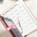 Glitter Paper Eyelash Storage Book - 16 Pairs Organizer & Display Case in Pink - Buy Online on SooperMarket.com