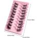 Eyelash Package Trays High Imitation 10 Pairs of Half Eye Eyelashes Grafting Eyelashes Curling Eyelashes Small Eyelash Curler C One Size - Buy Online on SooperMarket.com