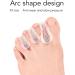 Hammer Toe Cushion Pad 3 Pairs - Medical Grade Silicone - Toe Corrector and Separator - Buy Online on SooperMarket.com