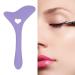 Reusable Silicone Eyeliner & Eyebrow Stencil Set with Cream Applicator - Purple - Buy Online on SooperMarket.com