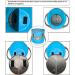 IFWELL Collapsible Bucket 5 Gallon Portable Folding Basin Pail - Blue Yellow 20L-12L - Buy Online on SooperMarket.com