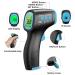 No Touch Forehead Thermometer for Adults and Children - Digital Infrared Body Thermometer for Kids - High Temperature Alarm - Instant Accurate Reading - Black - Buy Online on SooperMarket.com