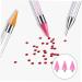 Healeved 6 Pcs Wax Head Rhinestone Dotting Pen Tips Nail Picker Replacement Tips Rhinestones Picker Tips Point Drill Pen Tip Rhinestone Picker Head Manicure Tools Nail Art Tool Pink Acrylic - Buy Online on SooperMarket.com