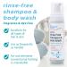 Pharma-C Foaming Rinse Free Shampoo & Body Wash 6 Pack - Waterless Hospital Tested Gentle Formula - Fragrance & Dye Free - Leaves Hair & Body Fresh - Buy Online on SooperMarket.com