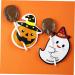 Warmhm 50pcs Halloween Message Card Halloween Candy Tag Packaging Decoration Card Paper Card Halloween Decor Pencil Caps Tooth Charms Candy Wrapping Card Lollipop Pumpkin - Buy Online on SooperMarket.com