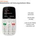 Gigaset GL390 White GSM - Senior Mobile Phone with SOS Button Large 2.2 Display & Easy-to-Use Keys | Compact Hearing Aid Compatible Cell Phone - Buy Online on SooperMarket.com