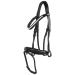 Marengos - bridle bridle Soft Crystal |Bridle horse & pony |English combined breeches made of leather & with anatomically shaped piece of neck |Bridle with a belt wing |Horses accessories in black black pony