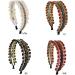 JSGHGDF Elegant Wide Hair Bands Photo Booth s Wide Headband Party Headpiece Garland Floral Headband for Music Festivals Coffee - Buy Online on SooperMarket.com