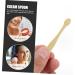 FRCOLOR 10pcs Gold Mini Facial Cream Spoons - Makeup & Cosmetic Spatula Set for Masks & Creams - Buy Online on SooperMarket.com