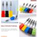 POPETPOP 2pcs Nail Polisher Nail Art Drill Bit Safety Bits for Nail Drill Nail Polish Heads Power Tools Nails Portable Manicure Polish Tools Multifunction Nail Machine Tungsten Steel Alloy 7x1.3.cmx2pcs As Shown 2x2pcs - Buy Online on SooperMarket.com