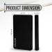 Storite Ultra Slim Portable External Hard Drive - 320GB - Black - Buy Online on SooperMarket.com