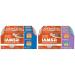 IAMS Perfect PORTIONS Healthy Adult Wet Cat Food Cuts in Gravy - Chicken and Tuna & Perfect Portions Healthy Adult Wet Cat Food Cuts in Gravy - Chicken and Indoor Chicken 2CT Cat Food + Wet Cat Food 75 g (Pack of 12)