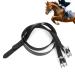 Agate 2 pieces of leather spur straps 50cm/19.7.7 in black English spore straps for horses leather spur straps with stainless steel buckle for thighs Riding High boots horse tool accessories