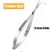 DARENYI Professional Stainless Steel Curved Cuticle Scissors | Eyebrow, Eyelash, Pedicure, Nose Hair, Beard Grooming Tool - Buy Online on SooperMarket.com