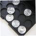 PLAFOPE 15 Empty Eyeshadow Palette Estuche De Maquillaje Empty Makeup Empty Eyeshadow Case Eye Shadow Silver - Buy Online on SooperMarket.com