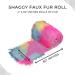 FabricLA Shaggy Faux Fur Roll - 4 X 60 Inches Trim Fur Rolls - Pastel Patch - DIY Crafts, Costume Design, Decoration - Buy Online on SooperMarket.com