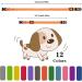 Yorgewd 12 Pack Adjustable Puppy Neck Bands - Safety ID Bands for Small Dogs & Cats (Multicolor 21.5-33cm) - International Shipping Available - Buy Online on SooperMarket.com