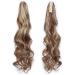 Silk-co Long Wavy Curly Claw on Ponytail Extensions Synthetic Clip in Hairpiece Pony Tail Extension 24 inch Light Brown&Blond Heat-Resisting 24inch (Pack of 1) Light Brown/Blond - Buy Online on SooperMarket.com