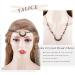 Yalice Boho Crescent Moon Head Chain | Vintage Crystal Hair Accessory for Women and Girls | Bronze-1 - Buy Online on SooperMarket.com