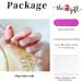 24Pcs Nude French Tip Press on Nails - Coffin False Nails for Women and Girls | Z - Buy Online on SooperMarket.com