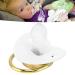 Bling Baby Pacifier - Silicone Soft Dummy Soother Teether Toy for Breastfeeding Babies 6-18 Months - With Clips - Perfect Baby Shower or Christmas Gift (White) - Buy Online on SooperMarket.com
