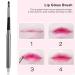 2pcs Ergonomic Lip Brush Set Retractable & Easy Clean Aluminium Lipstick Brushes for Perfect Application - Buy Online on SooperMarket.com