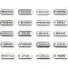 Hicarer 80 Word Charms Pendants - Engraved Motivational Jewelry Accessories in Silver - Buy Online on SooperMarket.com