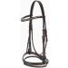 HORZE Weston Padded Leather Horse Bridle with Flash Noseband & Web Reins - Brown | Snaffle Bridle - Buy Online on SooperMarket.com