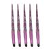 5pcs Lip Brush Glitter Long Handle Eye Shadow Brush Professional Lip Makeup Brush Lipstick Gloss Brushes Applicators Soft Hair Lip Makeup Brush Cosmetic Tool for Eyeshadow Foundation