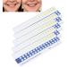 Professional Tooth Whitening Color Guide - 5-Part Comparison Card for Home & Dental Use - Buy Online on SooperMarket.com