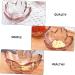 ABOOFAN 6 Pcs Cherry Blossom Dish Mini Condiment Pot Sushi Condiment Plate Ice Cream Bowl Cake Fruit Plate Mini Plates Flavor Seasoning Plate Dessert Small Glass Food Pink Sauce - Buy Online on SooperMarket.com