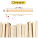 Apremont 300 Pcs Mini Natural Wooden Craft Sticks - 3.5 inch Ice Cream & Popsicle Sticks - Food Grade & Ideal for Crafting, Stirring, and DIY Kids Projects - Buy Online on SooperMarket.com