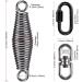 SELEWARE Heavy Boxing Punching Bag Spring Hanging Kit  300LB Capacity Heavy Duty Spring with Swivel & 2 Carabiners  360 Rotational Hanging Accessory for Heavy Boxing Punching Bag With Swivel - B - Buy Online on SooperMarket.com